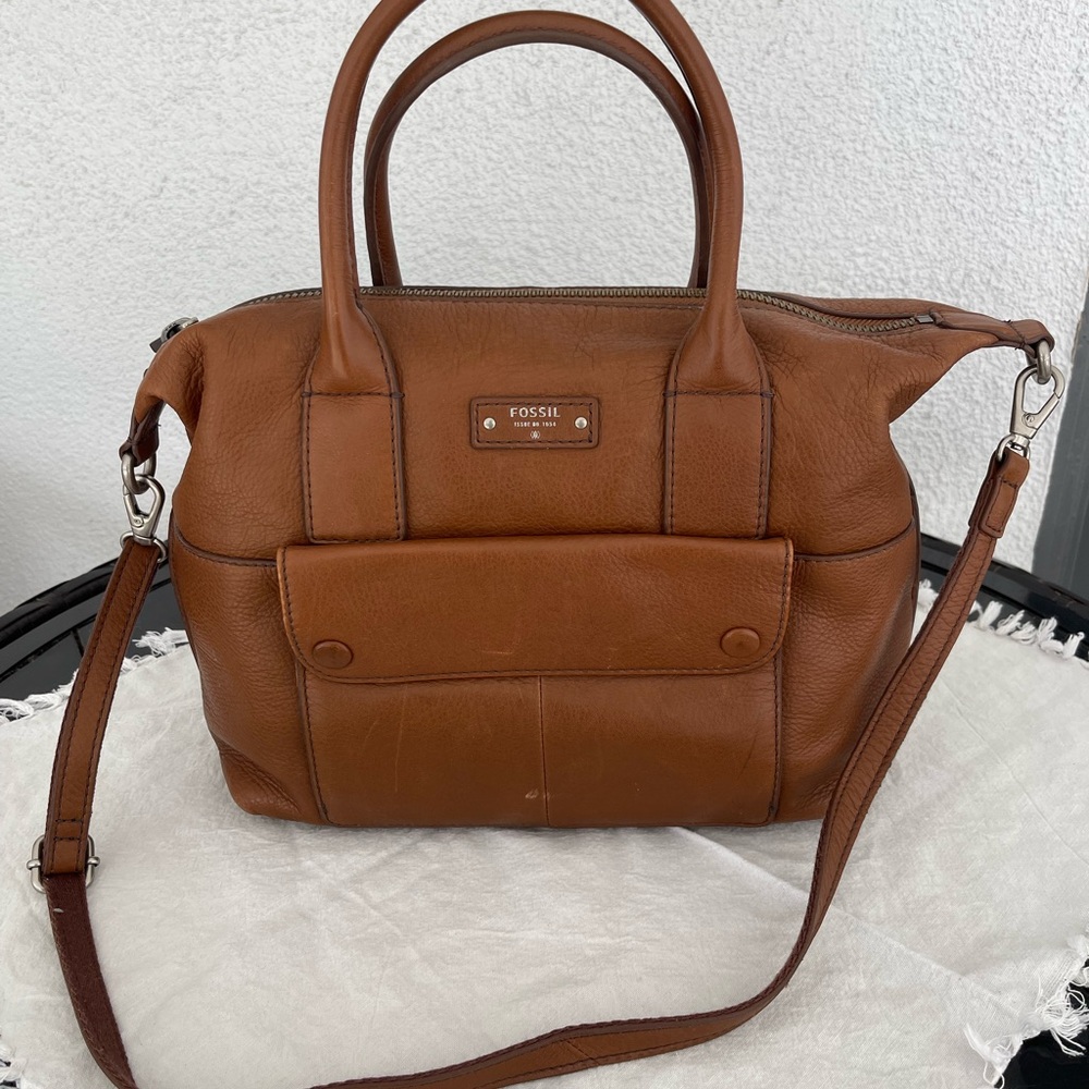 Fossil Brown Handbag
